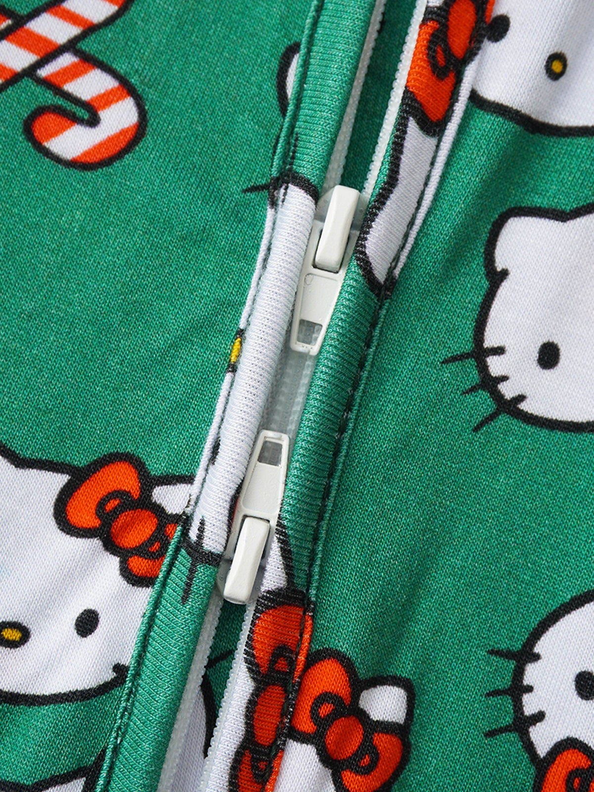 Posh TOT Sanrio Hello Kitty Candy Canes Bamboo Baby Convertible Zippy Romper