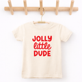 Jolly Little Dude Christmas Shirt for Boys