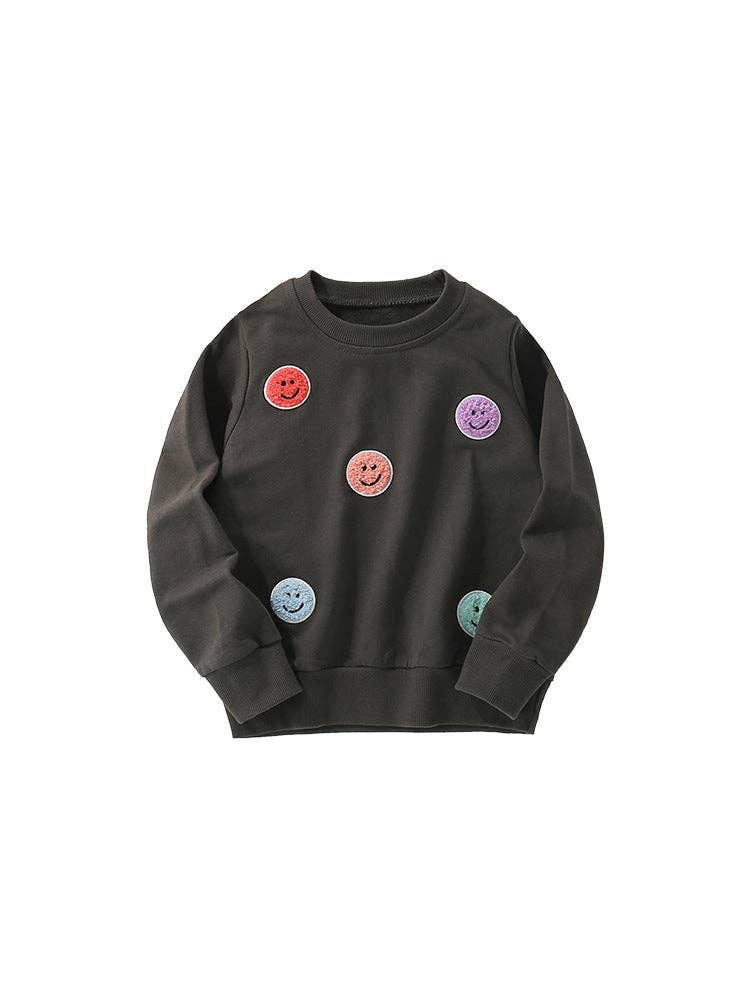 Trendy Cartoon Crewneck Sweatshirt for Boys