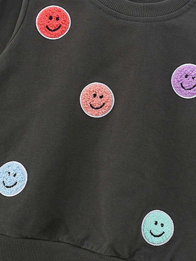 Trendy Cartoon Crewneck Sweatshirt for Boys