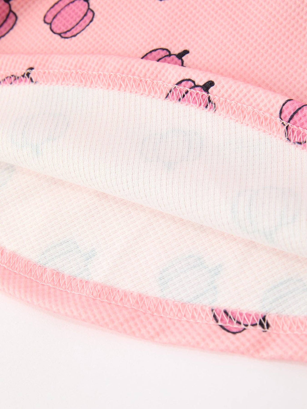 Girls Thanksgiving Girls Pink Pumpkin Print Twirl Dress