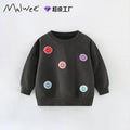Trendy Cartoon Crewneck Sweatshirt for Boys