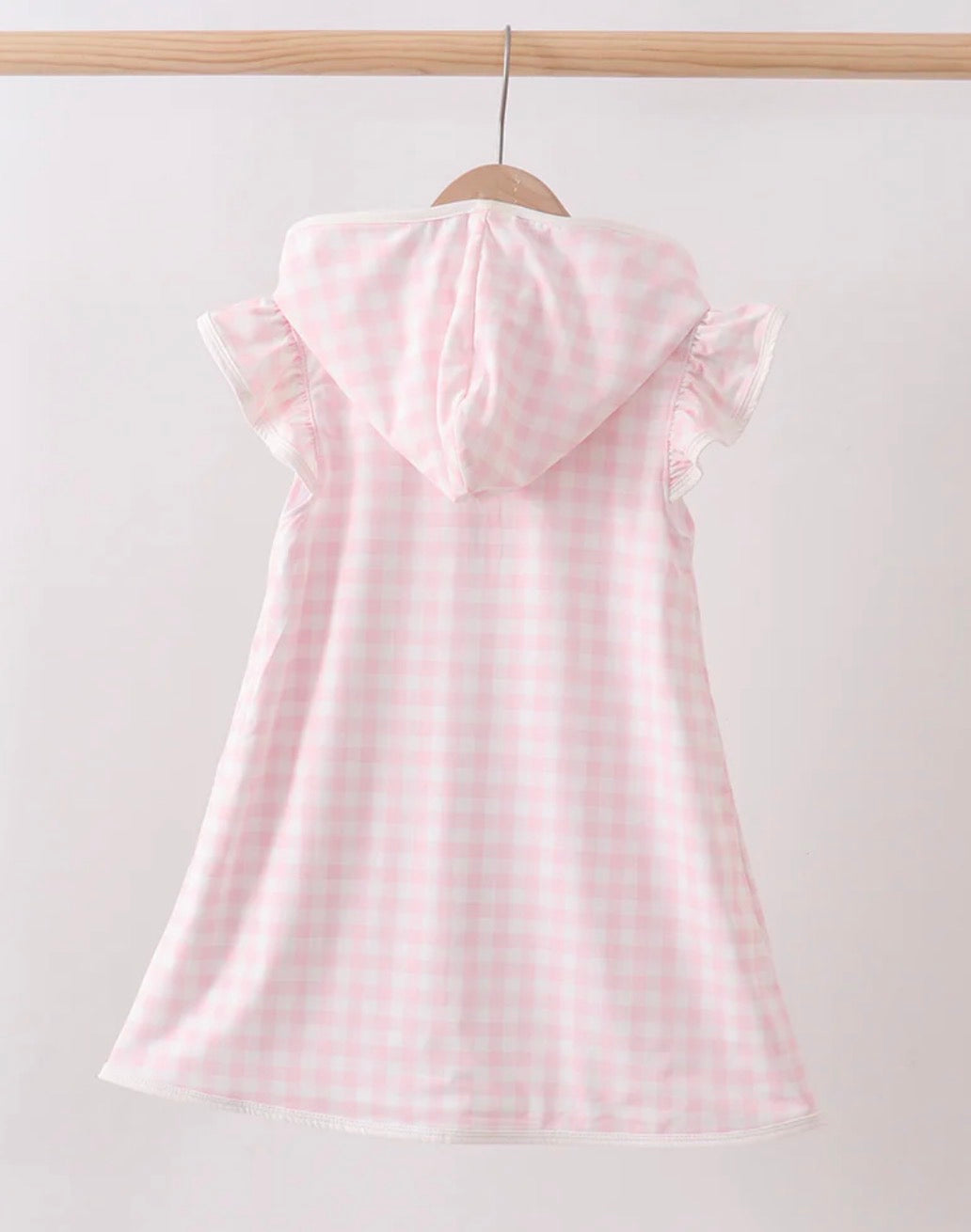 Pink Plaid UPF Swim Cover Up
