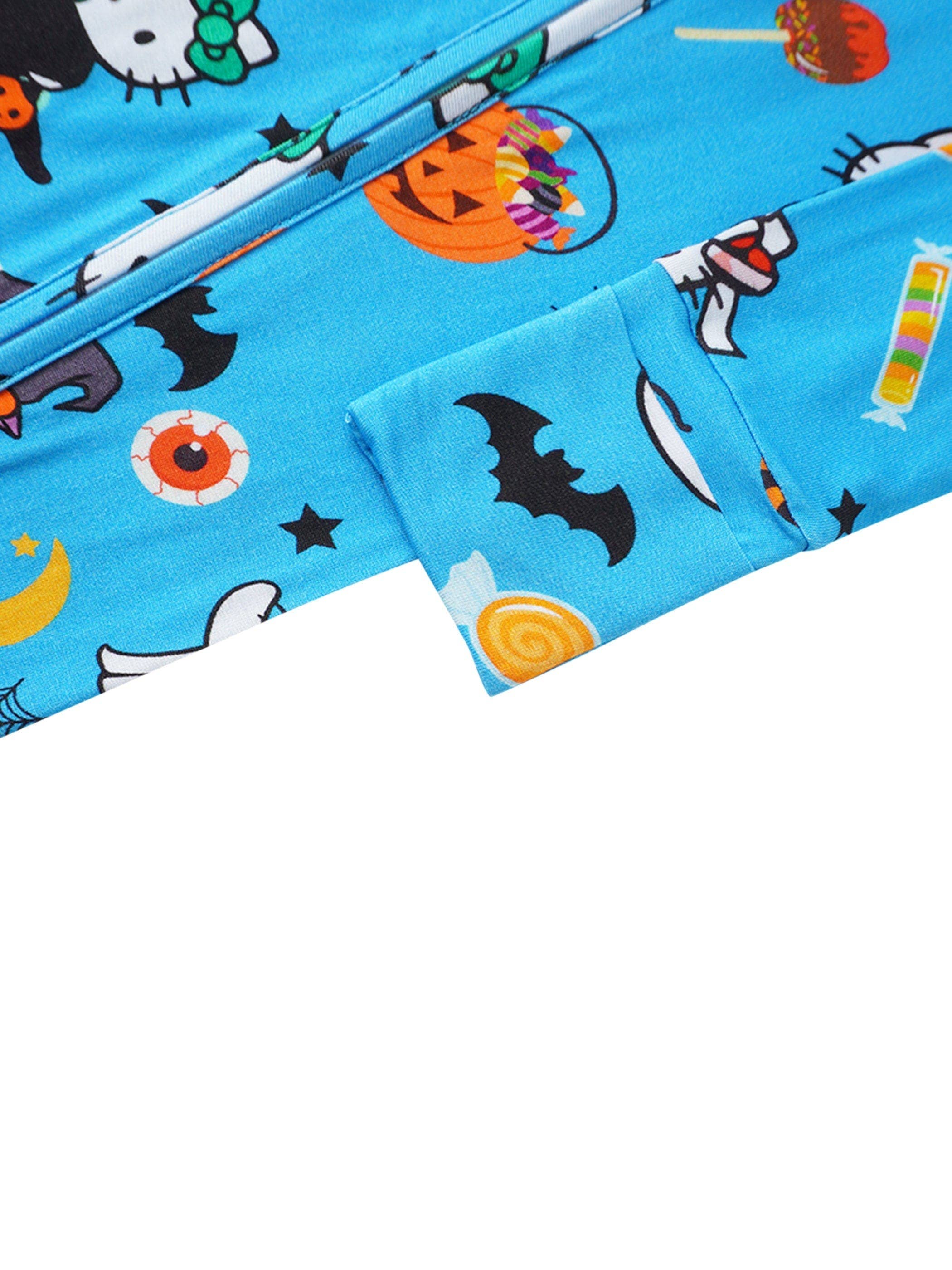 Posh TOT Sanrio Hello Kitty Ghosts Bamboo Baby Convertible Zippy Romper