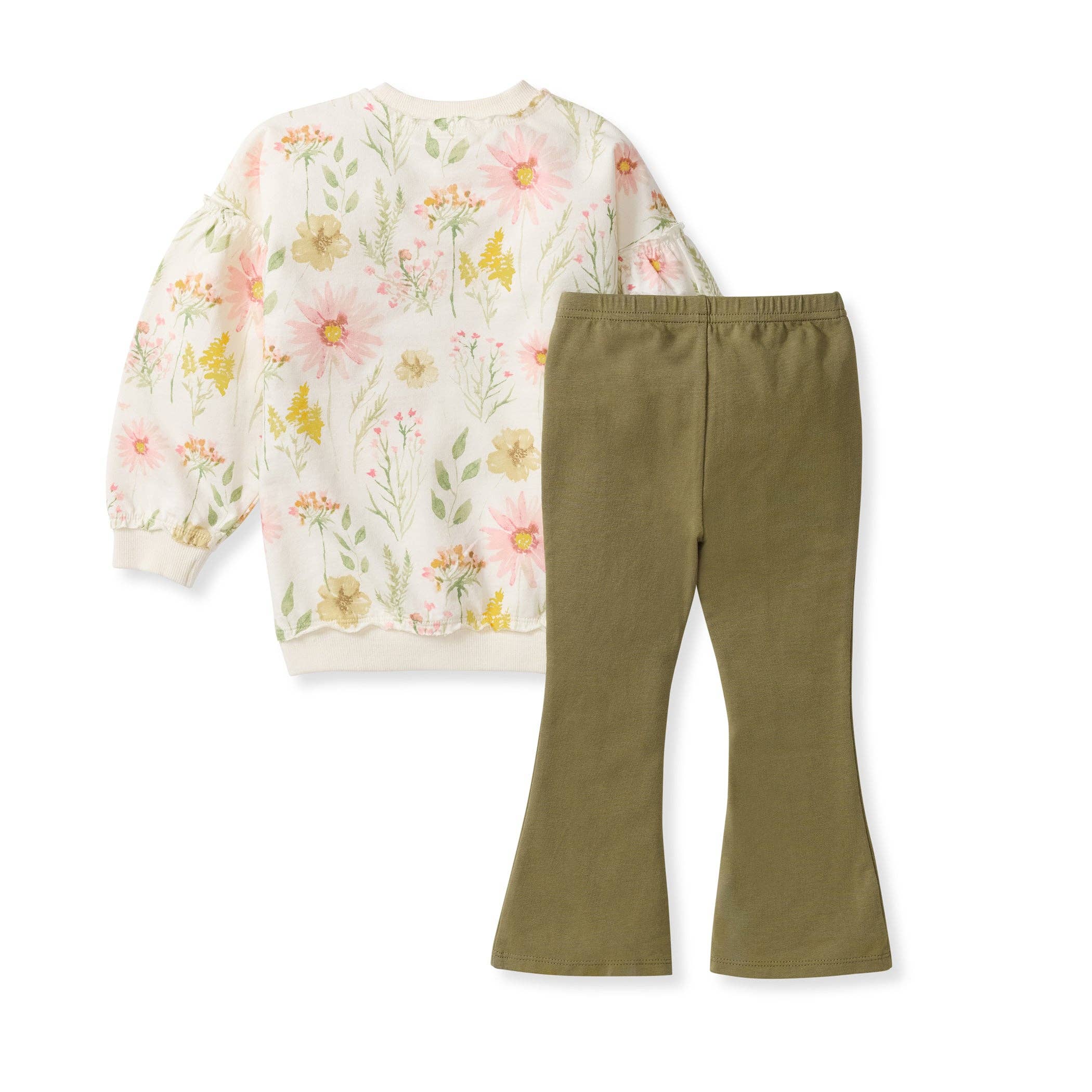 Wild Floral Sweatshirt Set