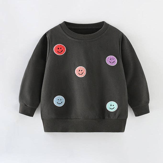 Trendy Cartoon Crewneck Sweatshirt for Boys