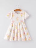 Back to School Bow Pencil Girls Dress